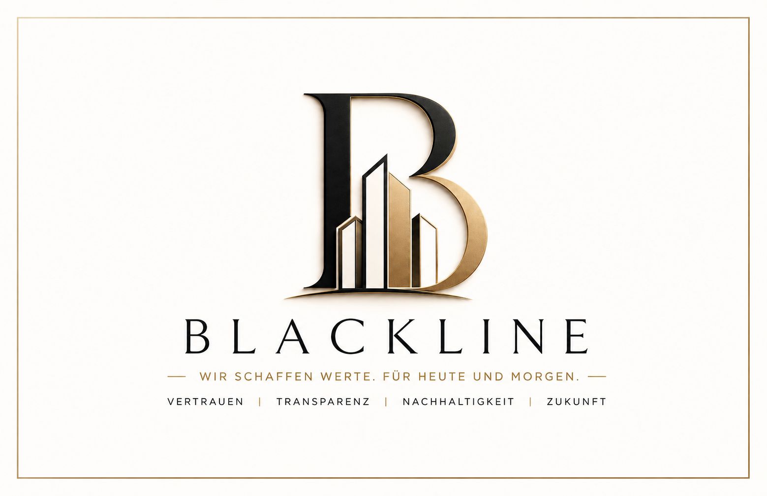 BLACKLINE Immobilien Logo